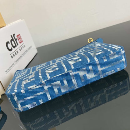 Fendi Baguette Pouch with Chain,