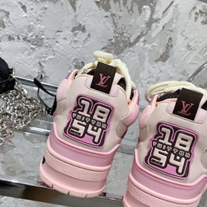 Louis Vuitton LV Archlight Sneakers in a vibrant pink