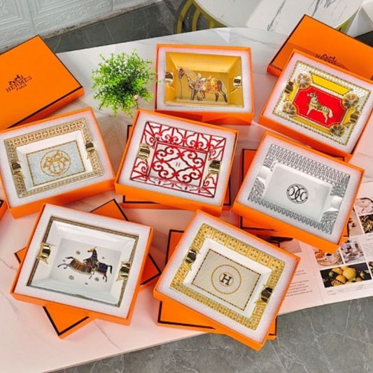 Hermès porcelain change trays
