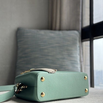 Louis Vuitton Capucines Mini Vert d'Eau shade