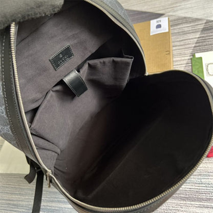 Gucci Ophidia GG Medium Backpack in the grey and black