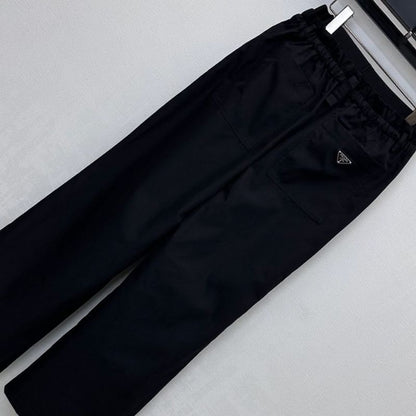 Prada wide-leg drawstring pants.