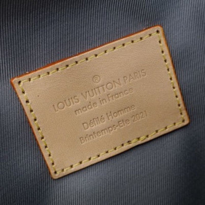 Louis Vuitton Handle Soft Trunk in Monogram Mirror coated canvas.