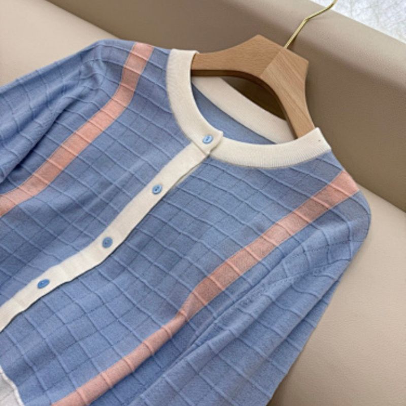 Hermès "Coaching" long-sleeve cardigan.