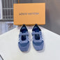 Louis Vuitton LV Sneakerina Mary Jane in a blue colorway