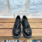 Prada Levitate Brushed Leather Brogues in classic black ("Nero").