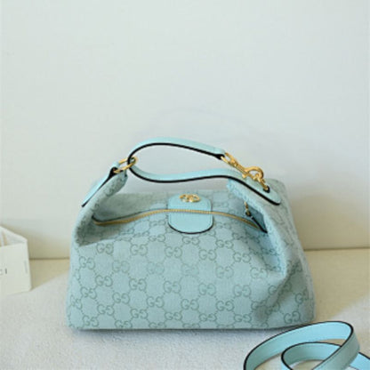 Gucci Vanity Medium Top Handle Bag from the Ophidia collection