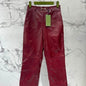 Gucci Leather Pant with Horsebit