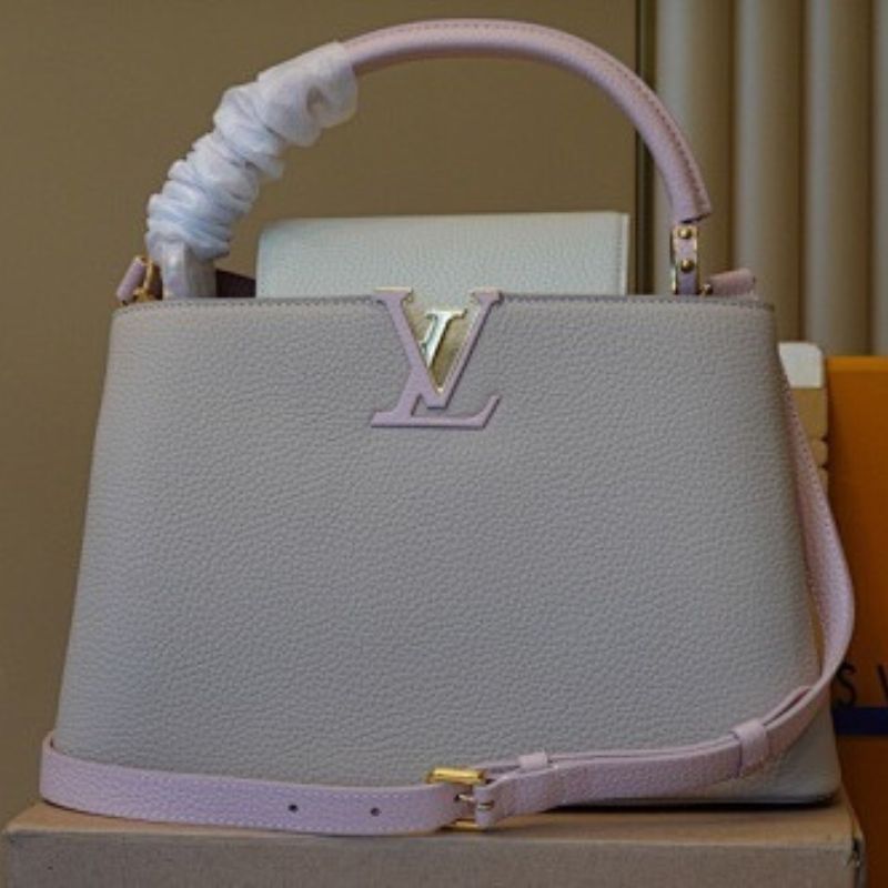 Louis Vuitton Capucines Mini in a tricolor palette
