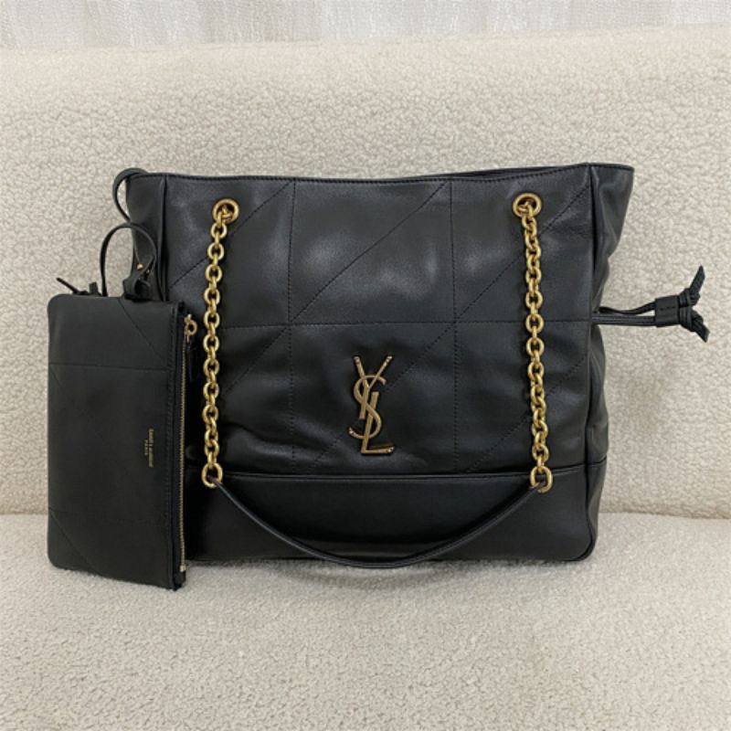 Saint Laurent Jamie 4.3 Shopping Bag in black quilted lambskin.