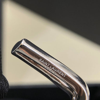Saint Laurent Square Hoop Earrings