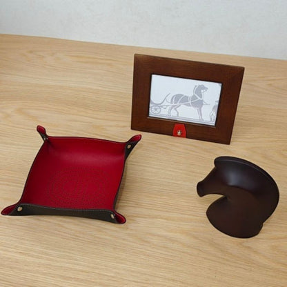 Hermès leather change trays