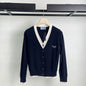 Prada cropped wool cardigan.