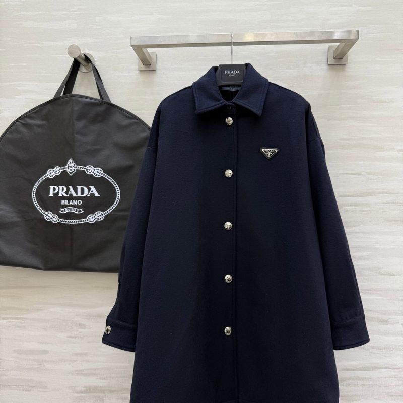 Prada wool coat.