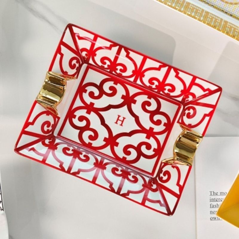 Hermès porcelain change trays