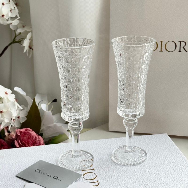 Christian Dior Diamond Collection Champagne Glasses.