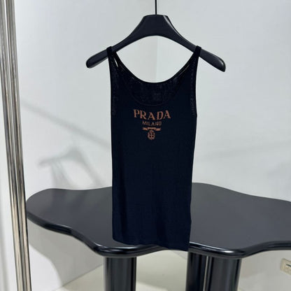 Prada ribbed knit tank top