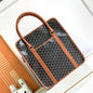 Goyard Bourgogne bag  in the classic black and tan color combination