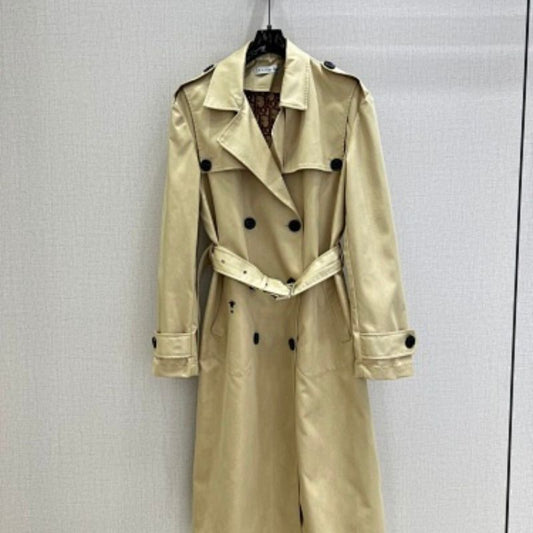Christian Dior beige trench coat