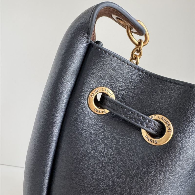 Saint Laurent Cassandre drawstring leather shoulder bag