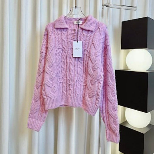 Celine Sweater in Aran Mohair and Wool