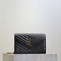 Saint Laurent Cassandre Envelope Chain Wallet.