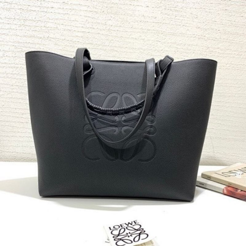 Loewe Anagram small leather tote bag.