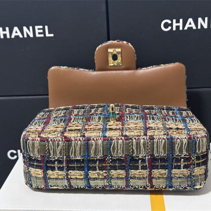 Chanel Tweed Mini Flap Bag
