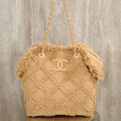 Chanel Tweed Nature Tote