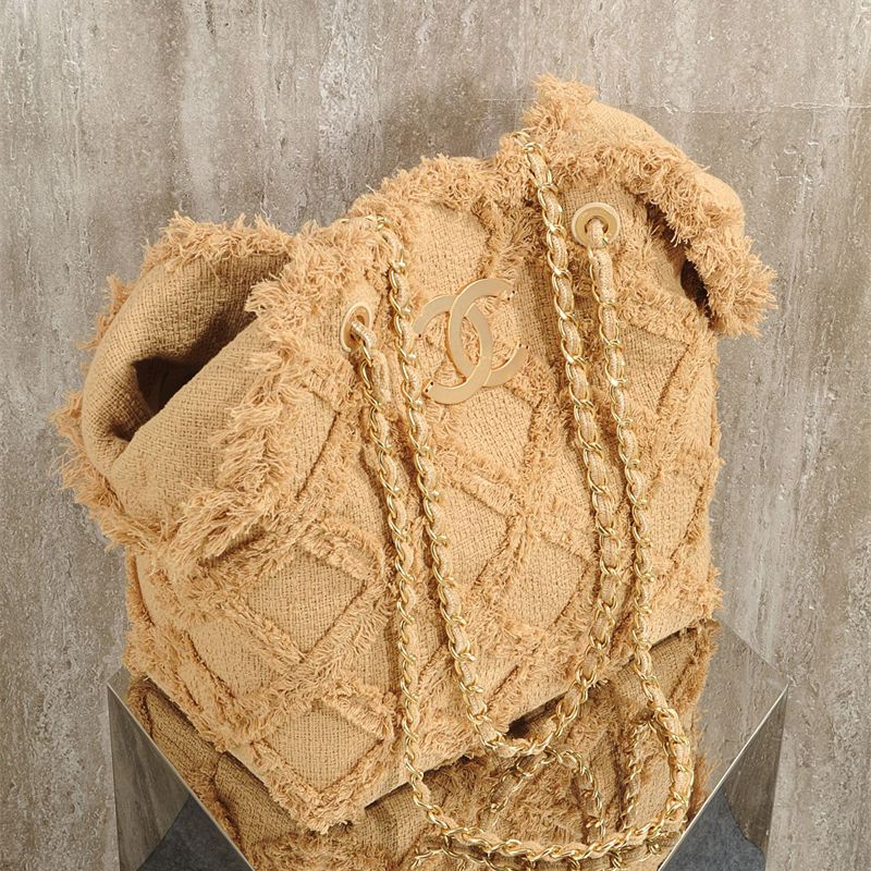 Chanel Tweed Nature Tote
