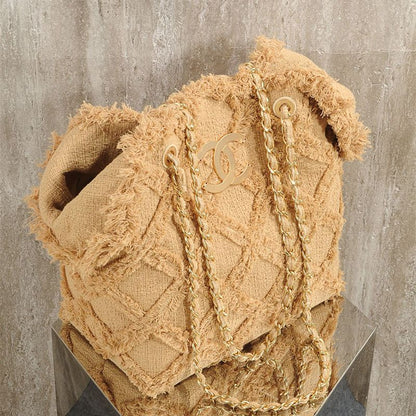 Chanel Tweed Nature Tote