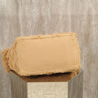 Chanel Tweed Nature Tote