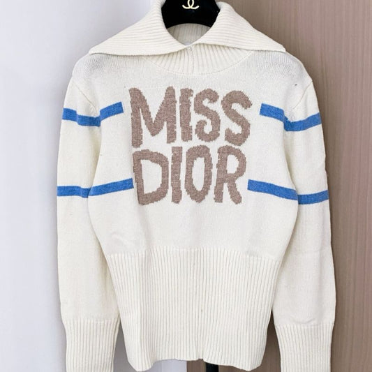 Miss Dior Alps Mock Neck Sweater