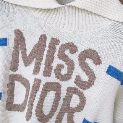 Miss Dior Alps Mock Neck Sweater
