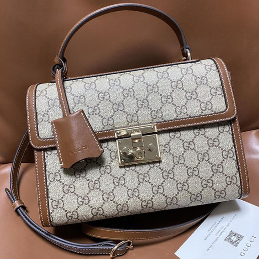 Gucci Padlock medium top handle bag