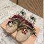 Miu Miu Tyre Technical Fabric and Suede Sneakers.
