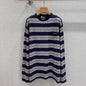 Miu Miu striped pattern long-sleeved t-shirt.