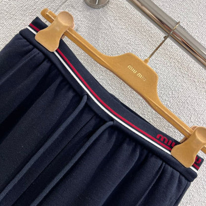 miu miu wide-leg track pants