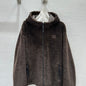 the Miu Miu brown sherpa fleece jacket