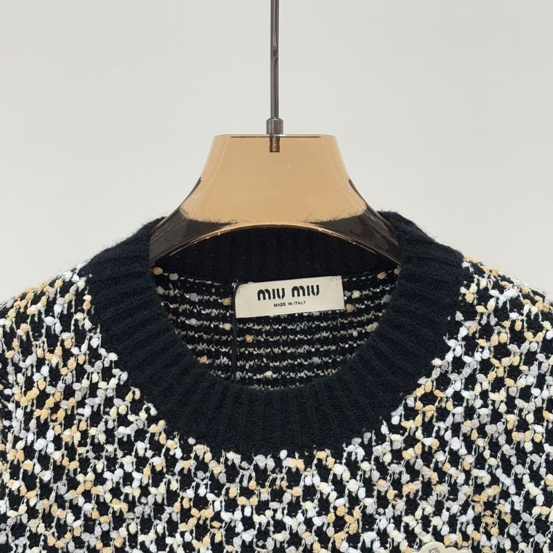 Miu Miu speckled knit sweater