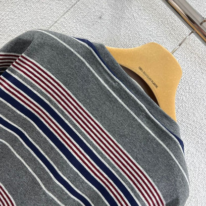 Miu Miu striped long-sleeved jersey T-shirt