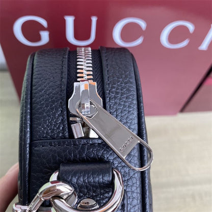 Gucci Jumbo GG Small Pouch in black leather
