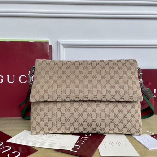 Gucci GG Canvas Large Crossbody Bag