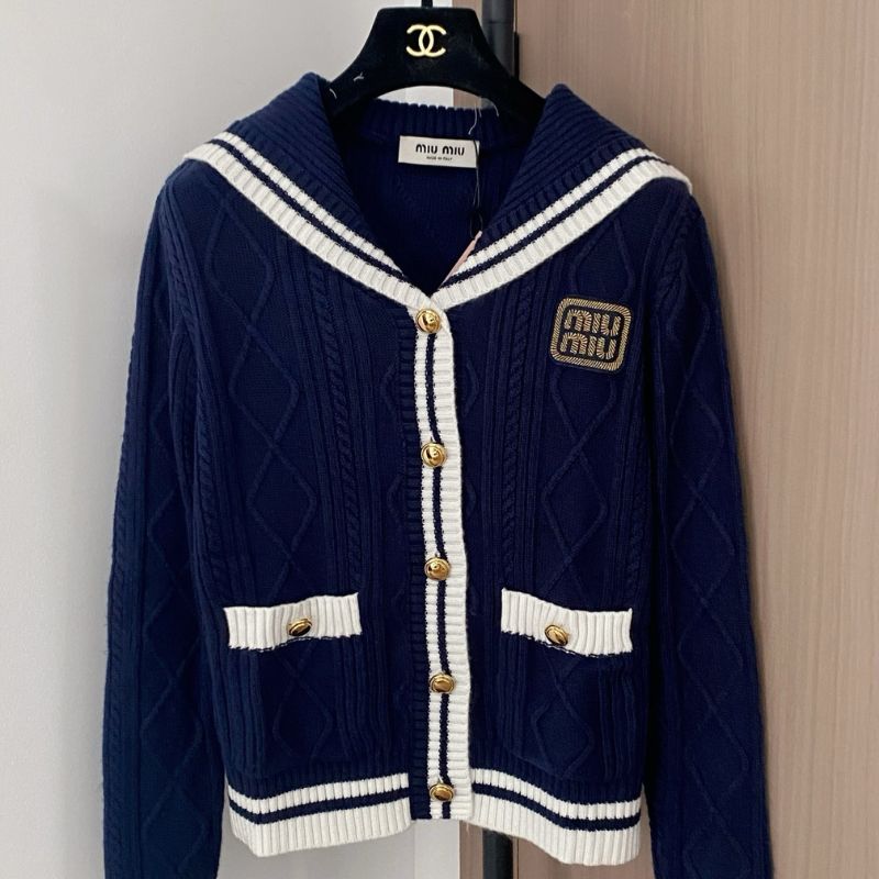 Miu Miu Sailor Knit Cardigan