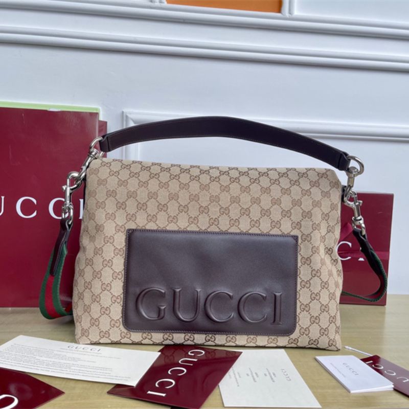Gucci GG Canvas Large Crossbody Bag