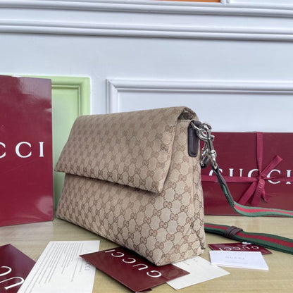 Gucci GG Canvas Large Crossbody Bag