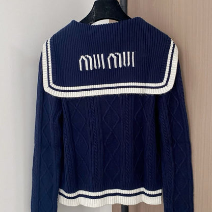 Miu Miu Sailor Knit Cardigan