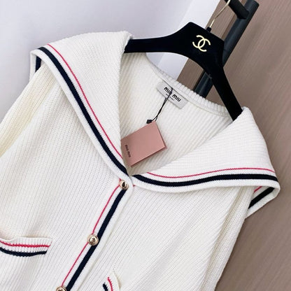 Miu Miu Sailor Knit Cardigan