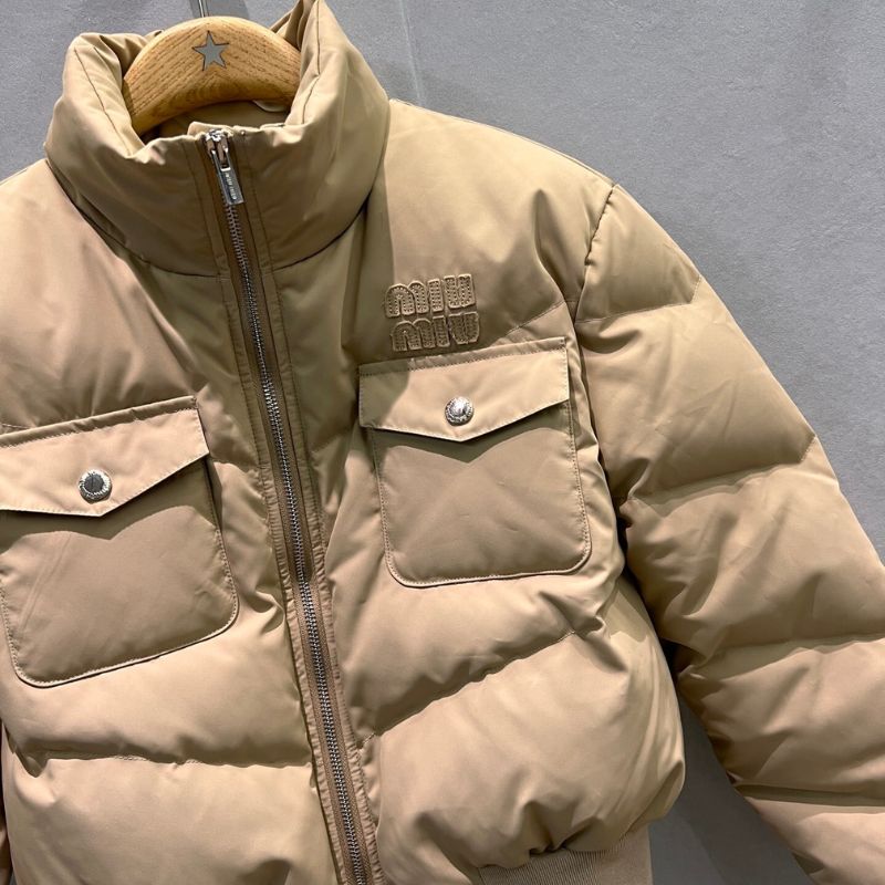 Miu Miu cropped puffer jacket