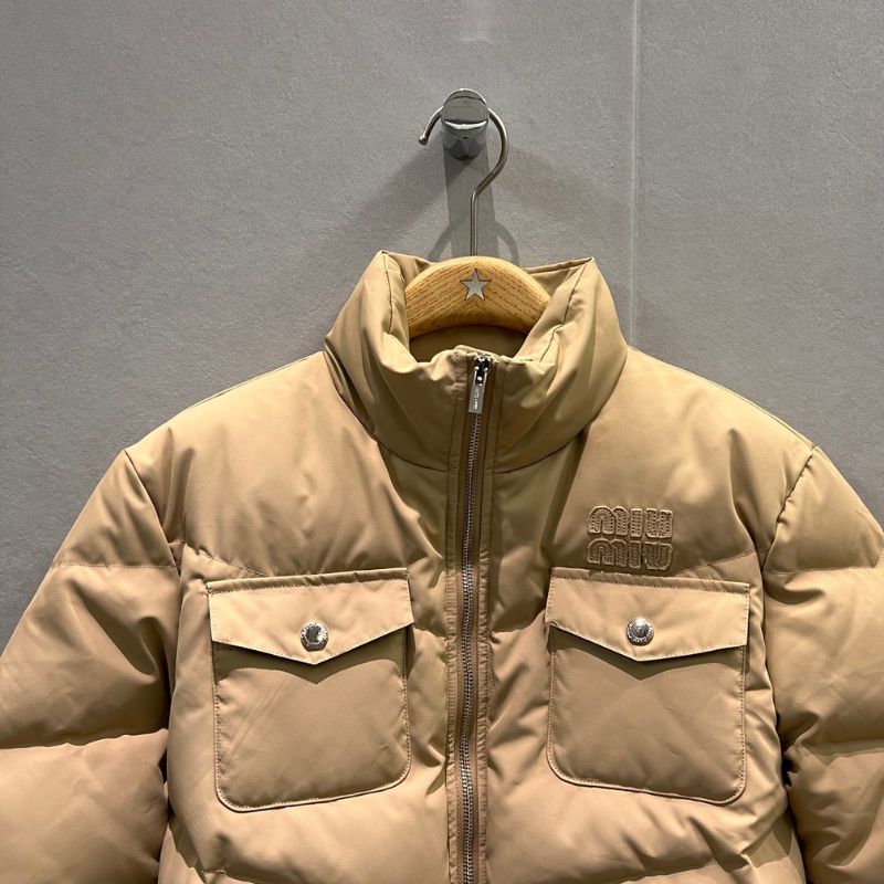 Miu Miu cropped puffer jacket